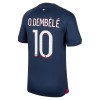 Original Trikotsatz Paris Saint-Germain Dembele 10 Heimtrikot 2023-24 Für Kinder